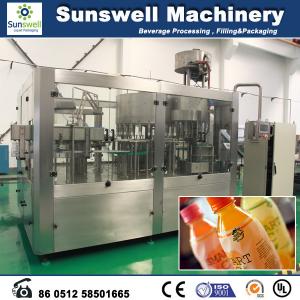 Best Automatic Fresh Fruit Juice Hot Filling Machine For Washing Filling And Capping wholesale