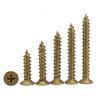Buy cheap Cold Forging Flat Head M8 Brass Self Tapping Screws For Industry Machine from wholesalers