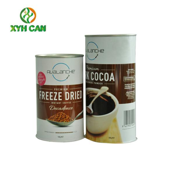 Metal Tin Can Safety Decorative Large Tin Storage Containers For Food 99×80-200 MM