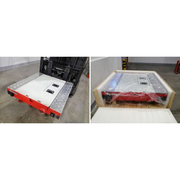 Two Way Radio Shuttle Racking Pallet Runner Rack System Explosive Proof Warehouse