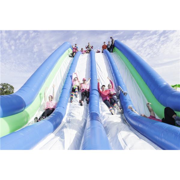 Kids Adults Obstacles Course Sports Theme Game Insane 5k Destination Inflatable Fun Finish Line 33m Giant Water Slide