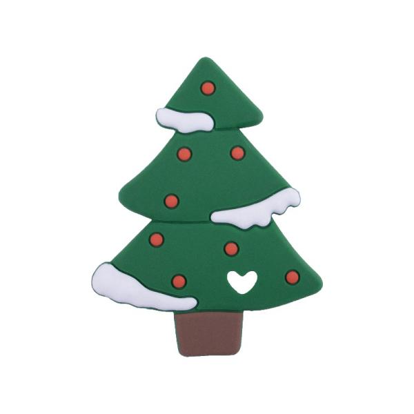 Christmas Gingerbread Man Soft Silicone Teether Colorful For Baby Teething