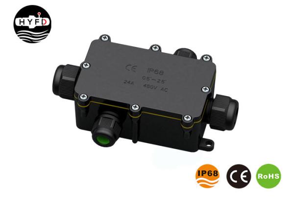 Cheap IP68 4 Way 500V Underground Waterproof Electrical Junction Box for sale