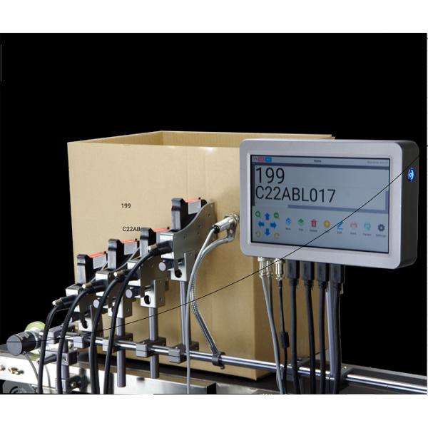 Fast Dry Ink TIJ Printing Machine 10 Inch Industrial Date Code Printer with Fast Ink