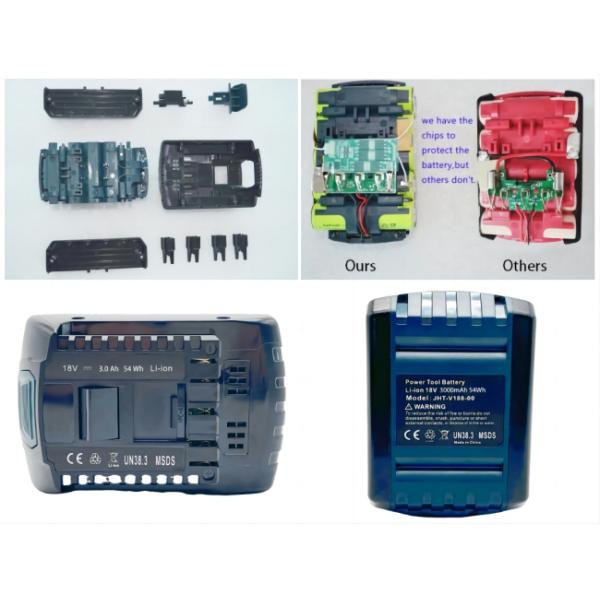 3ah 4ah 5ah 6ah Power Tool LiFePO4 Lithium Battery Bosch 18v Battery Replacement