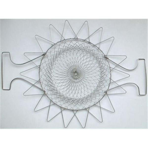 Round Wire Filter Mesh Smooth Surface Good Permeability Sterilization Basket