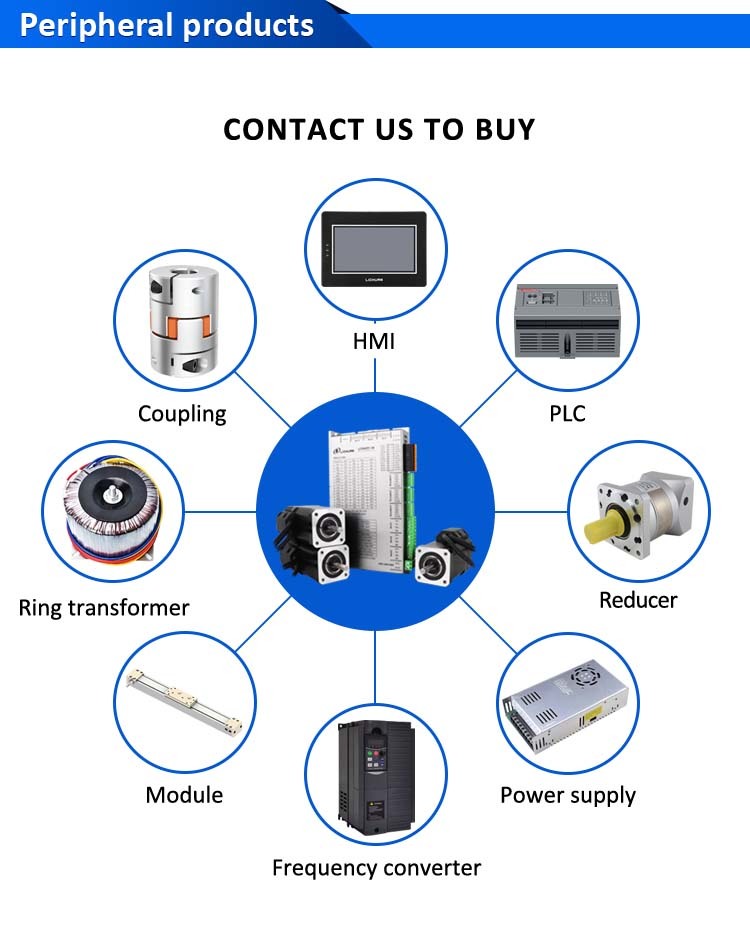 Lichuan 3A DC Closed Loop Stepper Motor Drivers Kit 0.8N.m 2 Phase Nema17 DC24V～50V 2.5A 1000PPR