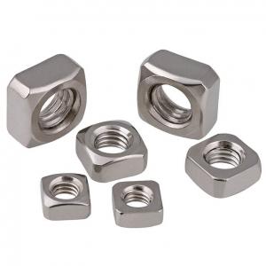 China 316 Stainless Steel Nuts Square 3mm-10mm DIN7982 For Machine on sale