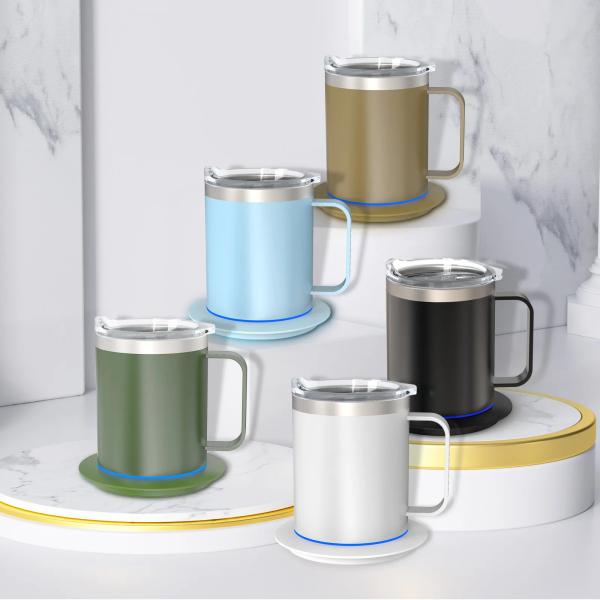 Electric Smart Coffee Mug Warmer With Thermostat USB Heated