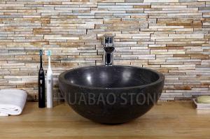 China Elegant Deep Carved  Bowl Shaped Kitchen Sink Basin For Granite Countertops on sale
