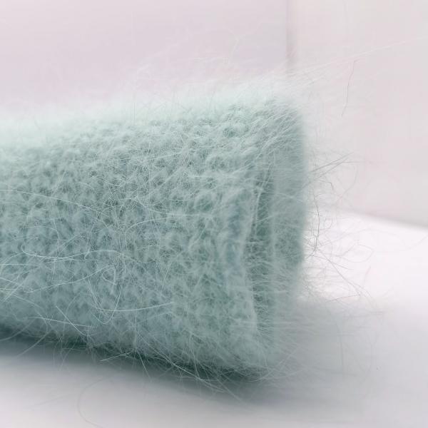 Warm 14S 70% Fluffy Angora Brushed Yarn Fibers 30 Nylon Hand Machine Knitting