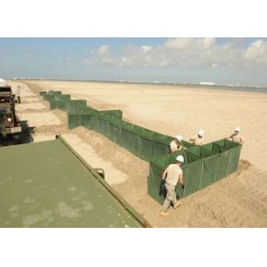 China Iso9001 Sand Filled 2.0mm Hesco Container Fence on sale