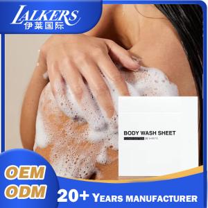 Best Easy Preparation Dry Soap Sheets Natural Fragrance Portable And Lightweight wholesale