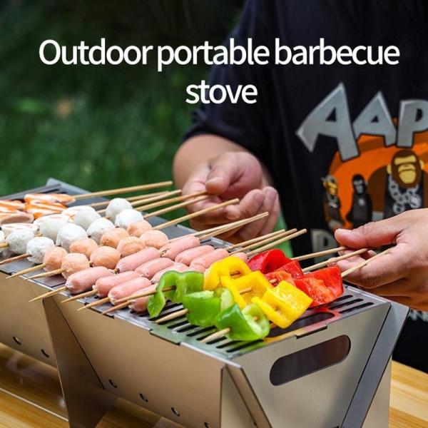 Cheap Outdoor Portable Barbecue Stove Camping BBQ Oven Suitable Grill for sale