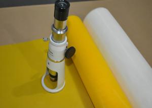 Best 100 % Polyester Yarn Screen Printing Mesh Material High Tension White Color wholesale