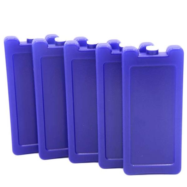 FDA Hard Plastic Reusable Ice Bricks With Logo Printed