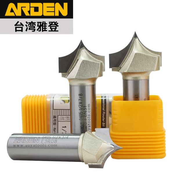 Manufacturer Accept Customization Arden/Tiger/Tideway Brand 1/4 Shank Carbide CNC Wood Router Bits Ovolo Bit
