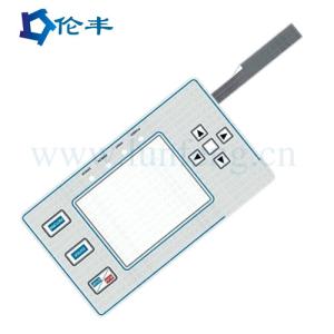 China DC 12V Flat Membrane Switch Panel With Insulation Resistance >100MΩ And Storage Temperature on sale