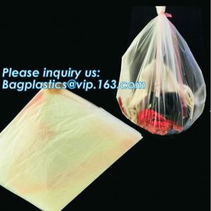 Best Pva Water Soluble Trip Laundry Bags Pva Plastic Bag, Disposable Water Soluble PVA Bag For Hospital Infection wholesale