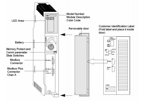 140CPU11303 | Schneider Modicon, Schneider Electric | CPU Module Schneider 140CPU11303