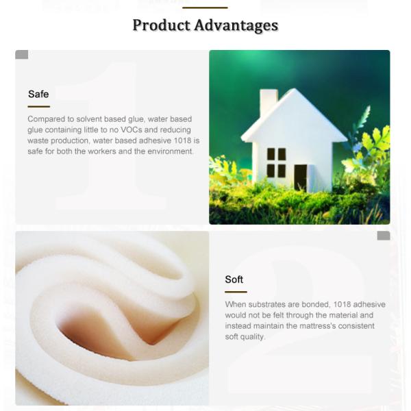 Chloroprene Rubber Water Based Adhesive 9009-54-5 Environment Friendly