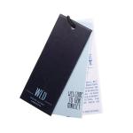 Pantone Embossed Personalized Hang Tags Recycled Matt Shiny SGS For Clothing