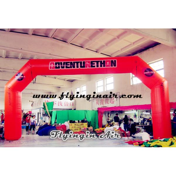 12m Large Orange Inflatable Advertising Arch for Business Events