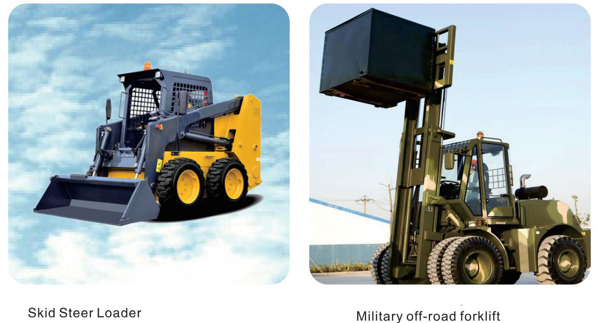 High Efficiency Skid Steer Hydraulic Motor Incurve Radial Piston Type MCR05