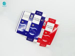 China Blue Red Series Design Disposable Durable Cardboard Case For Cigarette Package on sale