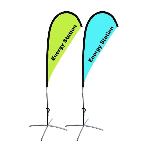 Printed Outdoor Flying Advertising Banners Double Side