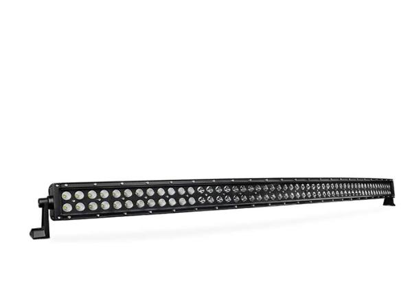 Cheap 52 Inch Cree LED Light Bar , Cree Curved Light Bar With Black Cover for sale