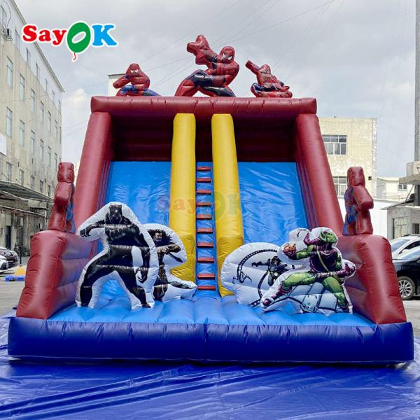 Commercial Colorful Inflatable Bounce House & Slide Combo for Kids and Adults Outdoor PVC Bouncy Castle