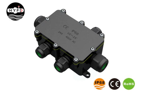 Cheap IP68 5 Way 11.5mm Underground Waterproof Electrical Junction Box for sale