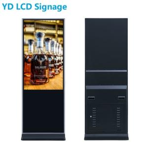 Best 55 Inch LCD Touch Screen Kiosk Support IR Remote Controller For Advertising wholesale