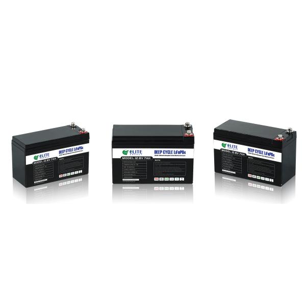 Bluetooth 12V 7Ah Lithium Iron Battery IP54 Water Dust Resistant For Solar System