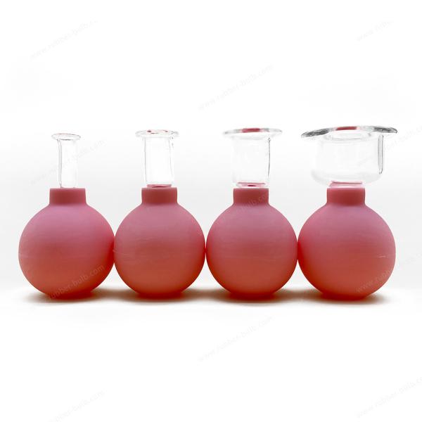 Cheap 4pcs Rubber Suction Bulb Syringe Facial Mask Face Beauty Bulb for sale