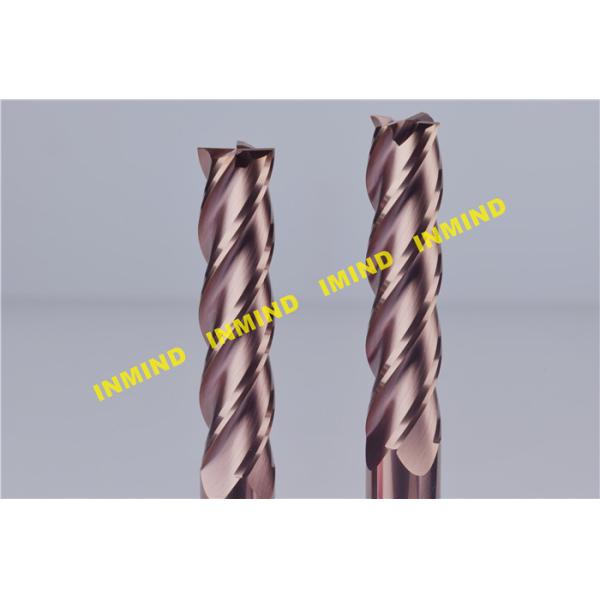 Carbide Machining Tialn Coated Square End Mill With 40 mm Cutting Length