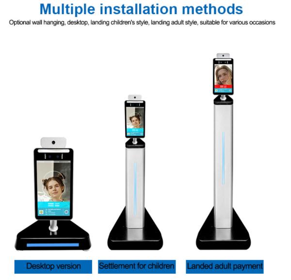 Cheap outdoor 8 Inch Biometric thermal scanner with face recognition for sale