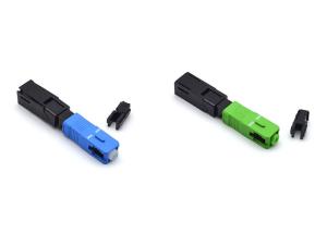 China SC Fiber Optic Connector For FTTH Drop Cable 4mm Fiber Optic Cable Connector on sale