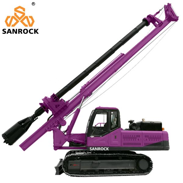 Crawler Rotary Pile Drilling Rig Construction Works Hydraulic Borehole Drilling Machine