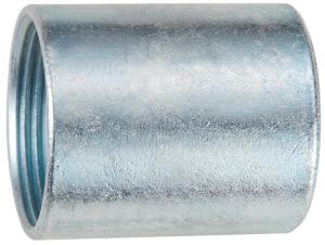 Best NPT Rigid Threaded Coupling , White Galvanized Threaded Conduit Fittings wholesale