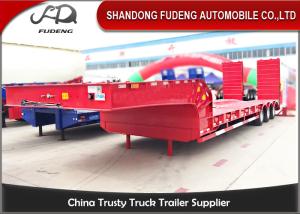 Best Low bed truck trailer for sale, 3 axles lowboy semi trailer excavator trailer wholesale