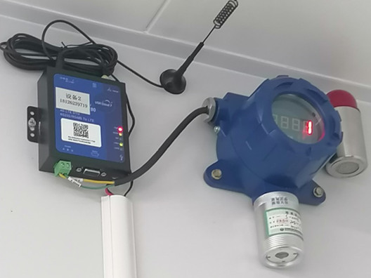24-Hour Continuous Monitoring Fixed N2 Gas Detector With Remote Control And Alarm Function For The Freezing Area Food Factory