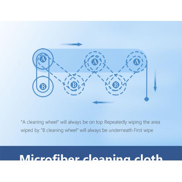 App-Controlled Electric Wet and Dry Window Cleaning Robot with Silk Screen Printing Logo