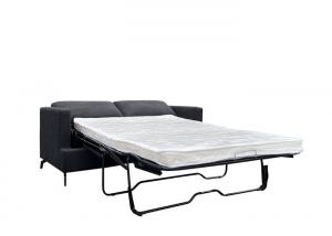 Best 80cm Sofa Bed Grey Fabric Metal Leg Folding Sofa Bed Armchair Sleeper Fabric Lazy Sofas wholesale