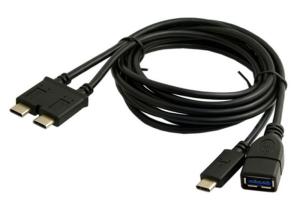 China Dual Type C USB Data Cable Robust EMI Performance For 13 Inch Macbook Pro on sale