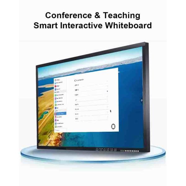 CE 98 Inch Smart Board 8 Array Mic 98" Interactive Panel For Classroom