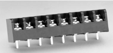 Cheap 2-30P Black Barrier Terminal Blocks With Copper Blocks Barrier RDHB8500 for sale