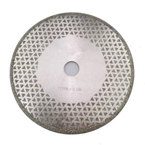 China 7 Inch Electroplated Diamond Cutting & Grinding Blade Both Side Coated For Granite Marble on sale