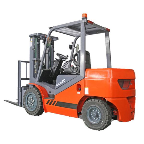 Cheap Hydraulic 3 Ton Diesel Powered Forklift With Closed Cabin for sale